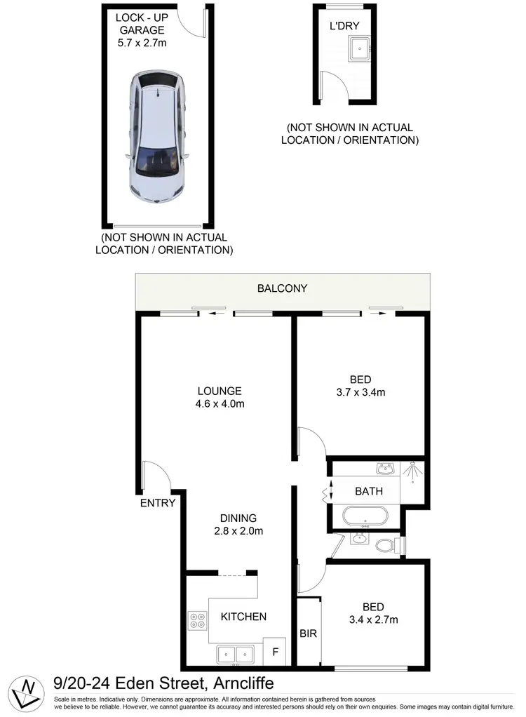 Floorplan of Homely unit listing, 9/20-24 Eden Street, Arncliffe NSW 2205