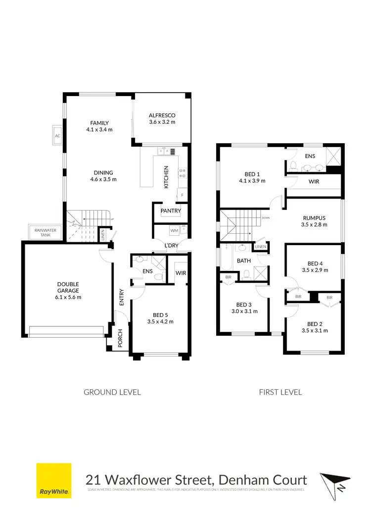 Floorplan of Homely house listing, 21 Waxflower Street, Denham Court NSW 2565