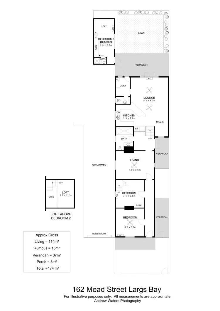 Floorplan of Homely house listing, 162 Mead Street, Largs Bay SA 5016