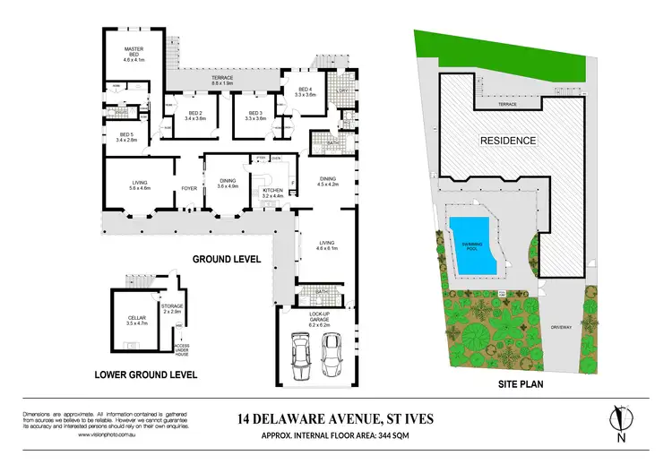 Floorplan of Homely house listing, 14 Delaware Avenue, St Ives NSW 2075
