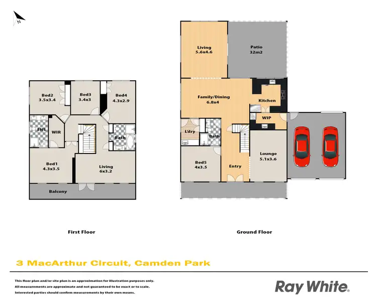 Floorplan of Homely house listing, 3 Macarthur Circuit, Camden Park NSW 2570
