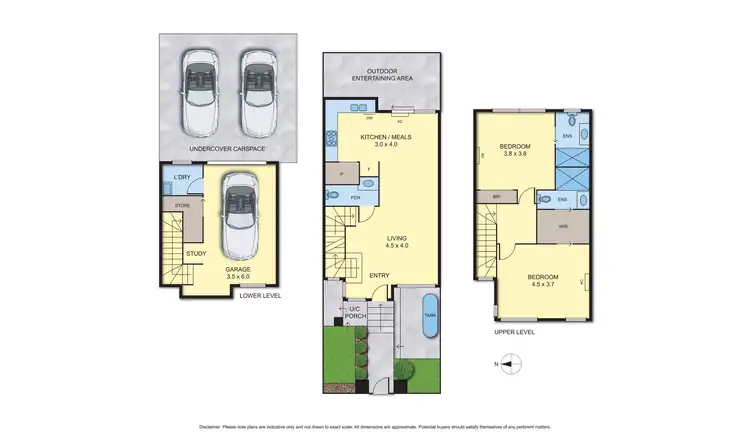 Floorplan of Homely townhouse listing, 2C Queen Street, Coburg VIC 3058