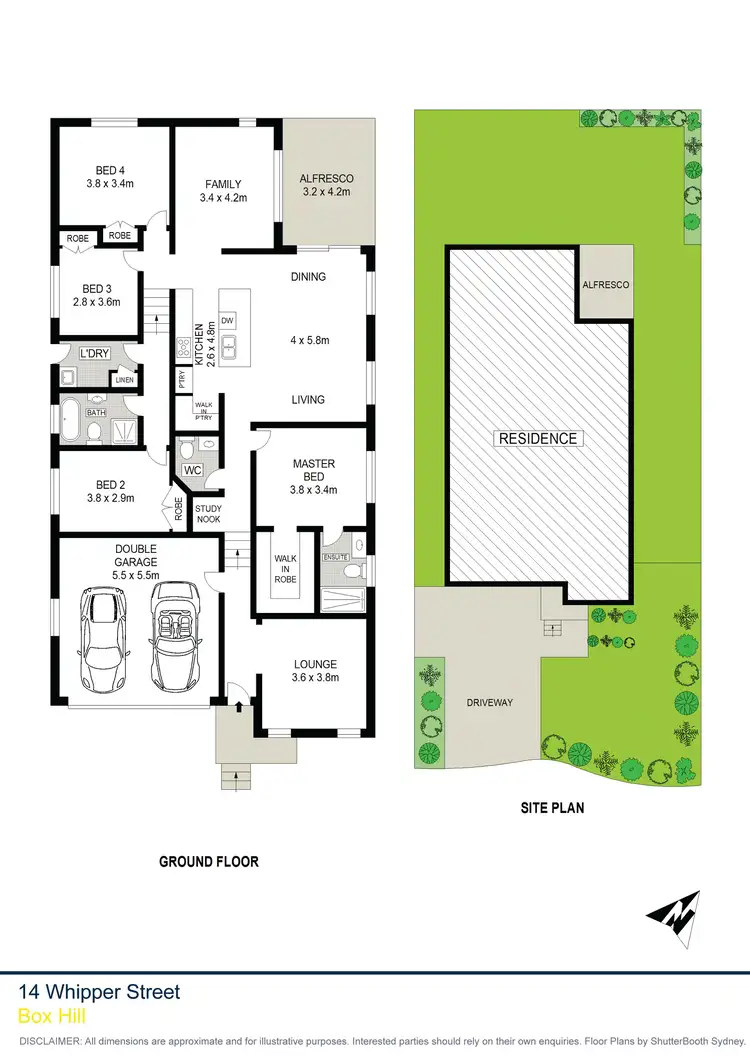 Floorplan of Homely house listing, 14 Whipper Street, Box Hill NSW 2765