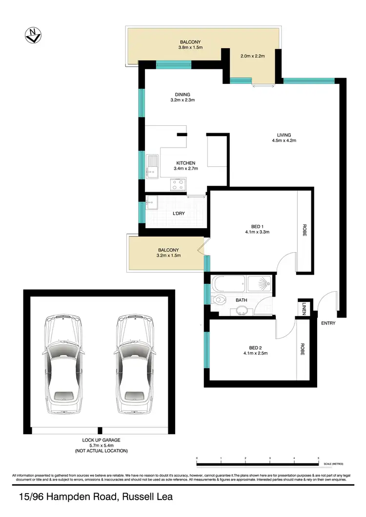 Floorplan of Homely apartment listing, 15/96-98 Hampden Road, Russell Lea NSW 2046