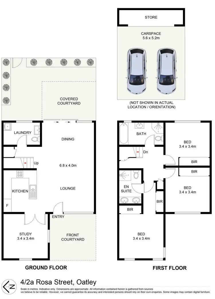 Floorplan of Homely townhouse listing, 4/2a Rosa Street, Oatley NSW 2223