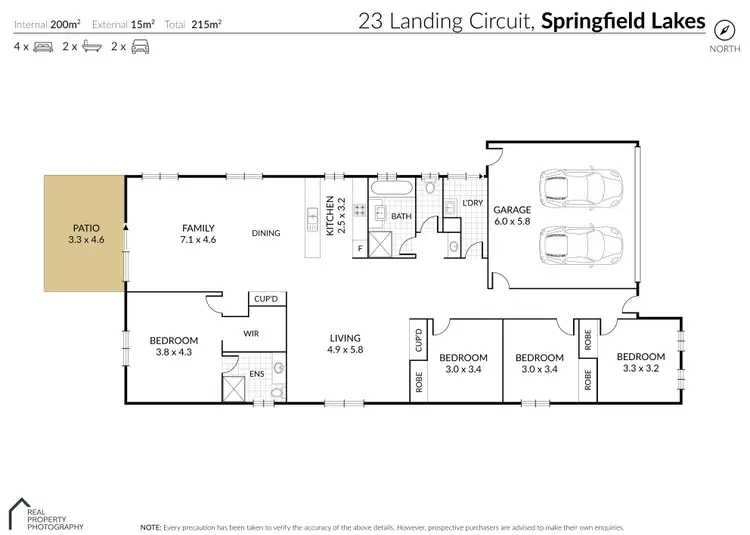 Floorplan of Homely house listing, 23 Landing Circuit, Springfield Lakes QLD 4300