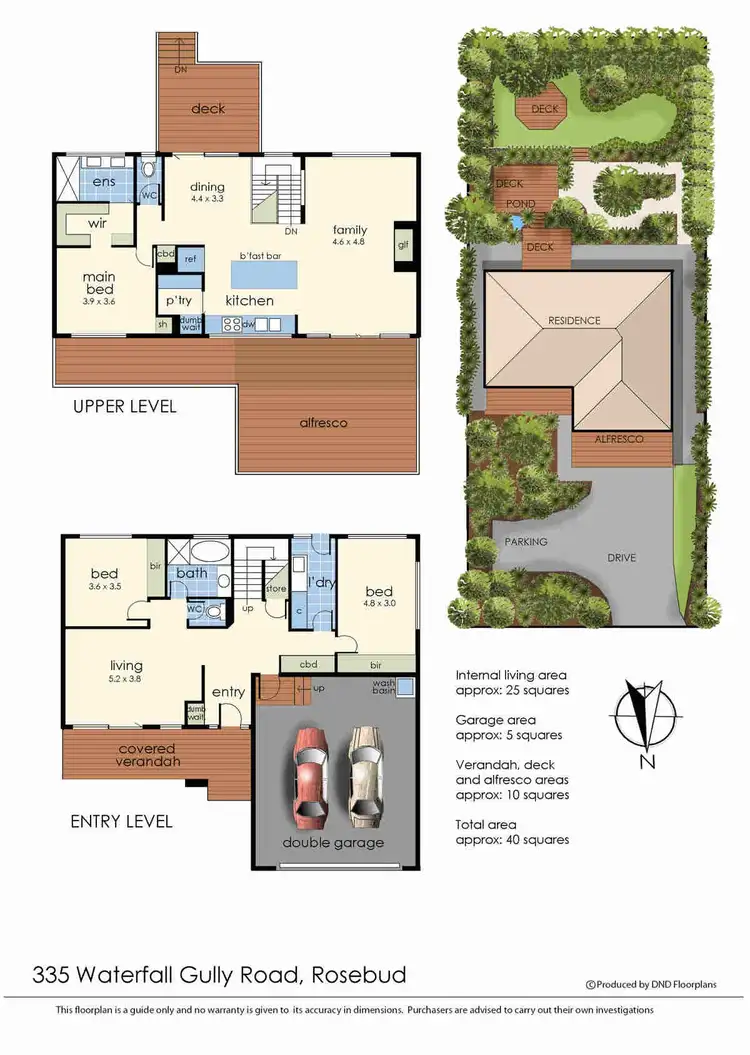 Floorplan of Homely house listing, 335 Waterfall Gully Road, Rosebud VIC 3939