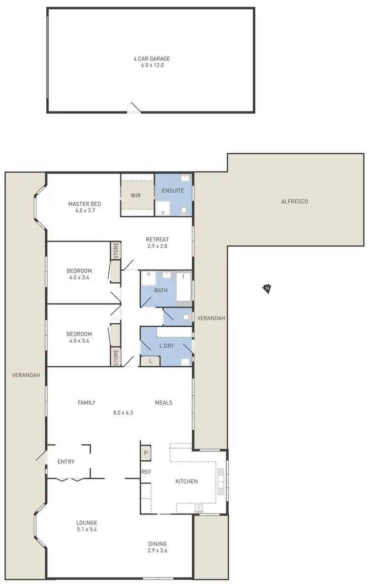 Floorplan of Homely house listing, 30 McLeans Road, Little River VIC 3211