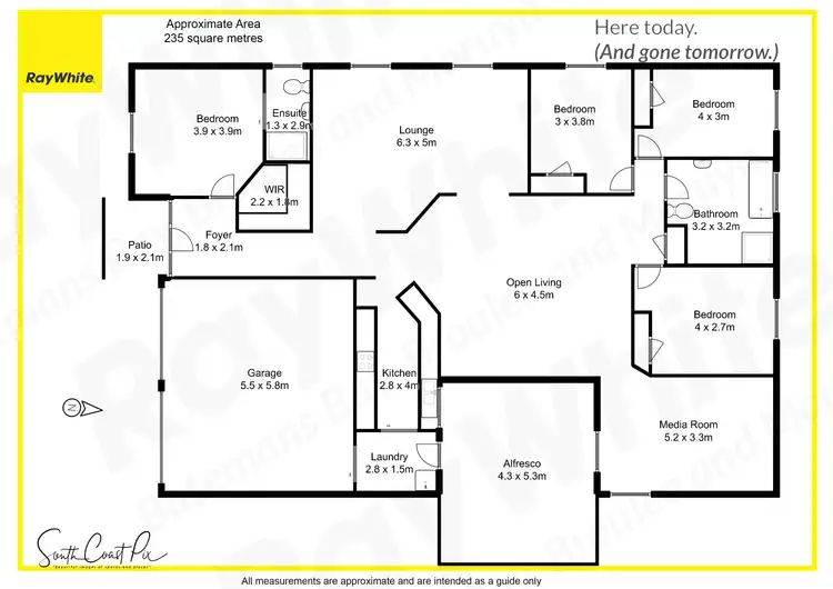 Floorplan of Homely house listing, 5 Stuart Place, Sunshine Bay NSW 2536