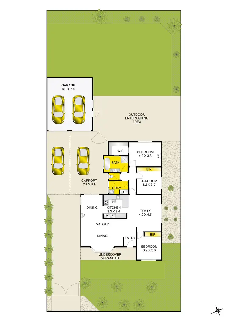 Floorplan of Homely house listing, 46 Burleigh Drive, Grovedale VIC 3216