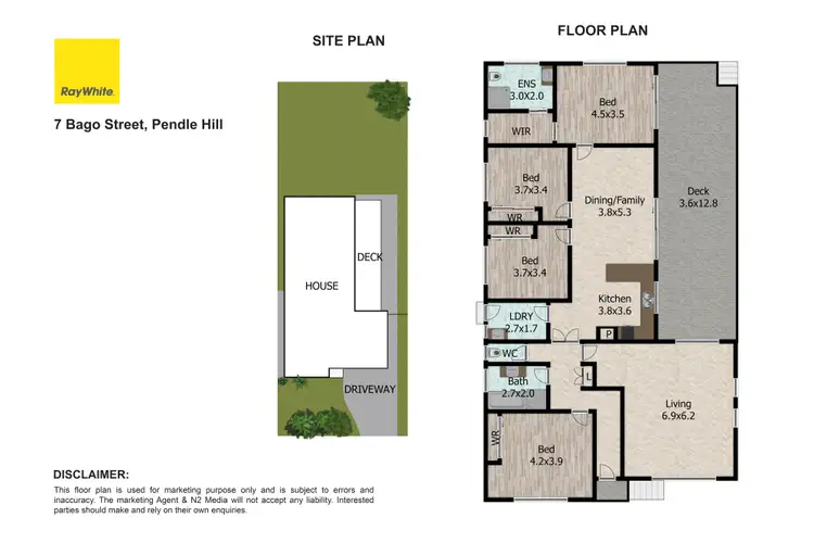Floorplan of Homely house listing, 7 Bago Street, Pendle Hill NSW 2145