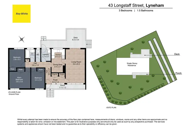 Floorplan of Homely house listing, 43 Longstaff Street, Lyneham ACT 2602