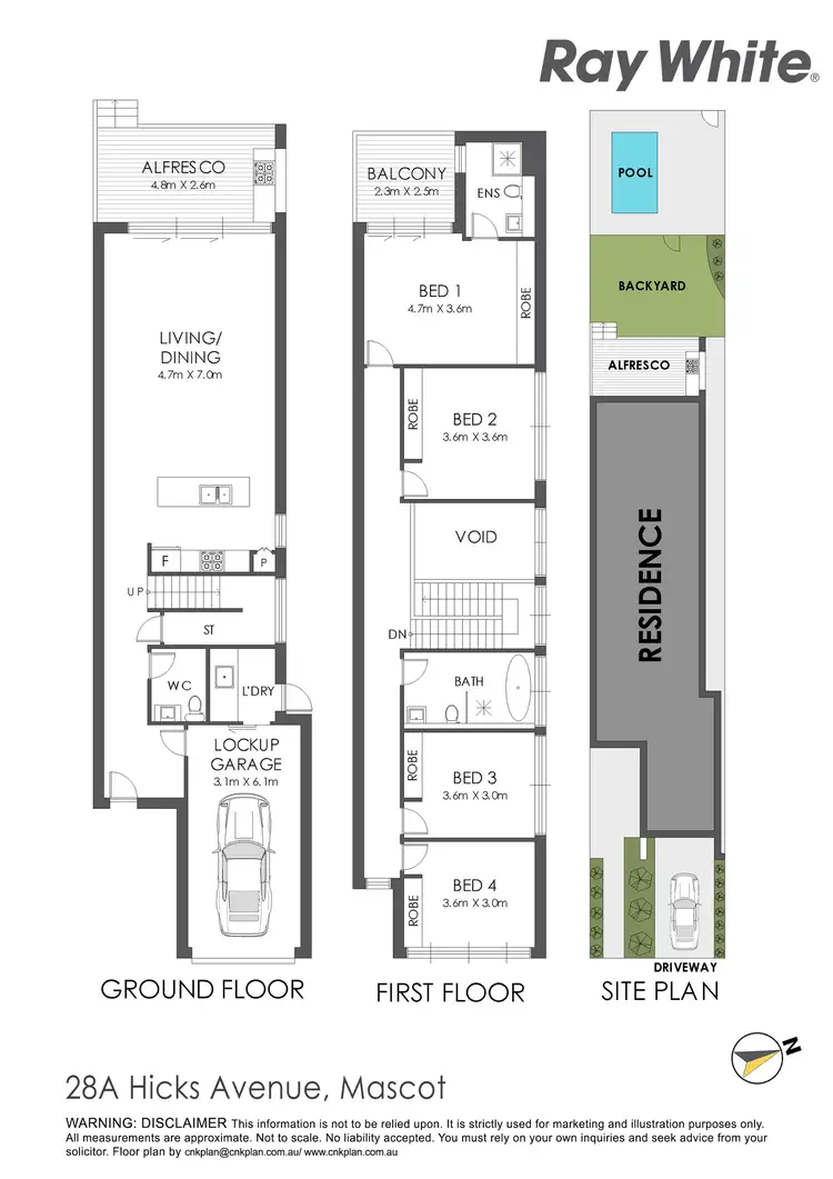 Floorplan of Homely house listing, 28a Hicks Avenue, Mascot NSW 2020