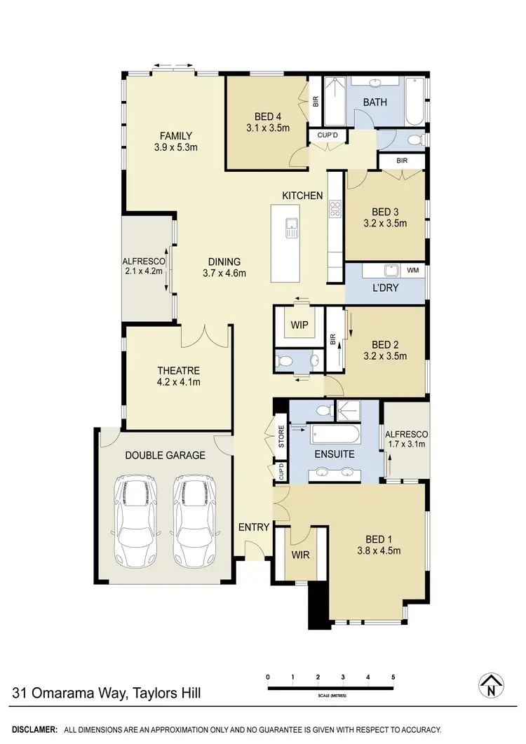 Floorplan of Homely house listing, 31 Omarama Way, Taylors Hill VIC 3037