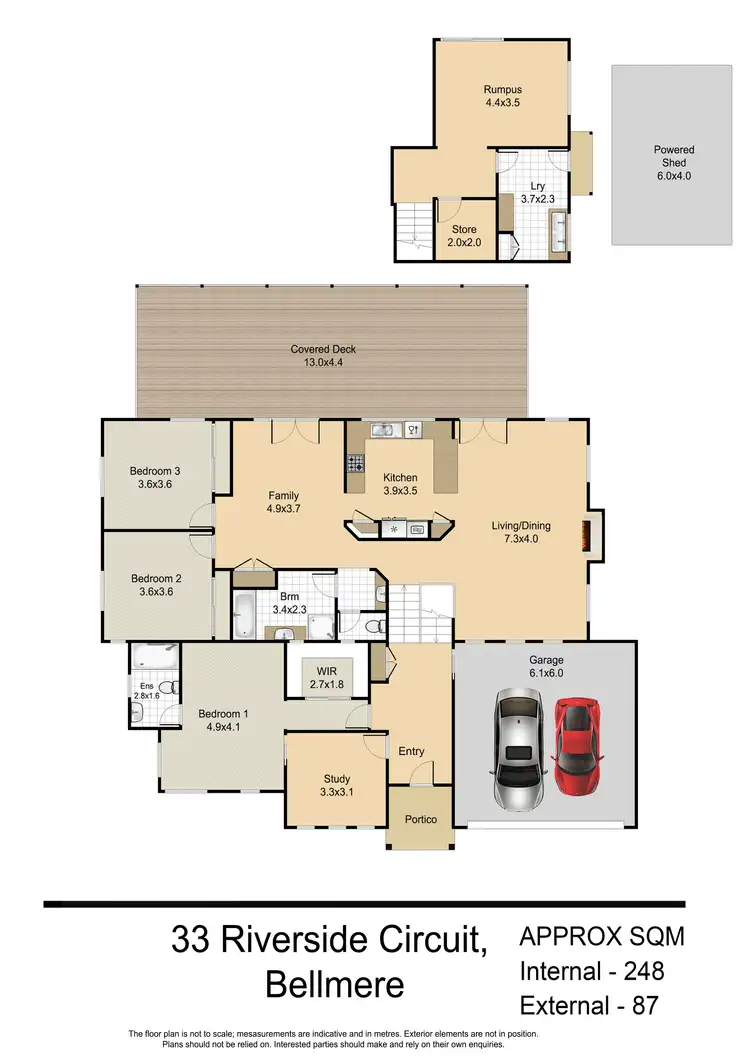 Floorplan of Homely house listing, 33 Riverside Circuit, Bellmere QLD 4510