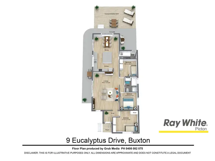 Floorplan of Homely house listing, 9 Eucalyptus Grove, Buxton NSW 2571
