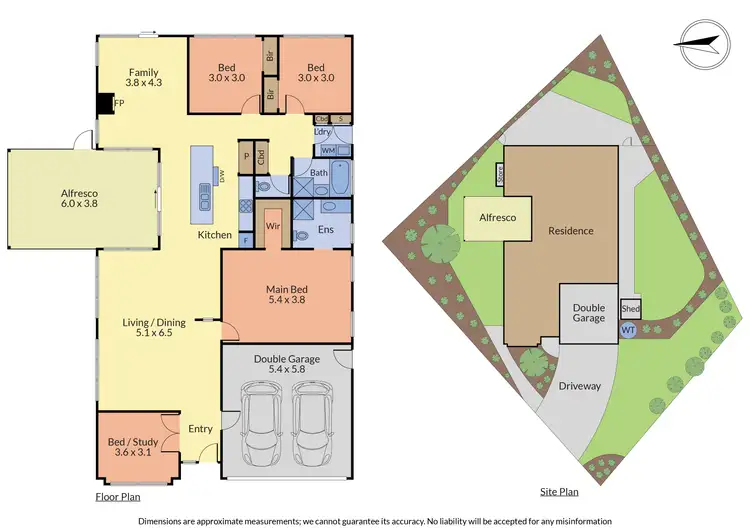 Floorplan of Homely house listing, 9 Vanessa Court, Warranwood VIC 3134