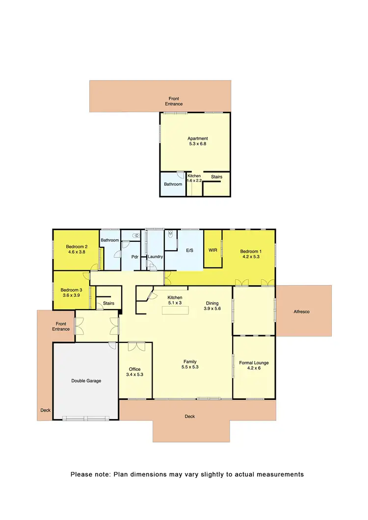 Floorplan of Homely house listing, 80 Aubreys Road, Magpie VIC 3352