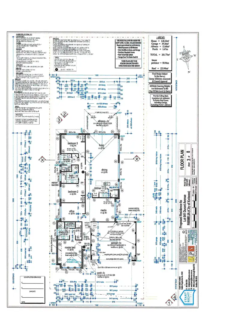 Floorplan of Homely house listing, 59 Durrant Avenue, Parmelia WA 6167