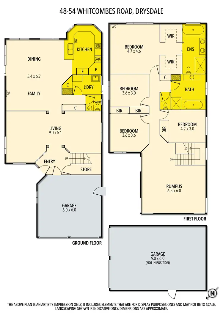 Floorplan of Homely house listing, 48-54 Whitcombes Road, Drysdale VIC 3222