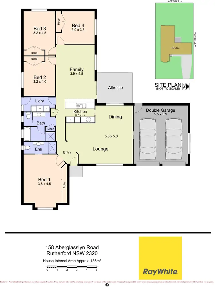 Floorplan of Homely house listing, 158 Aberglasslyn Road, Rutherford NSW 2320