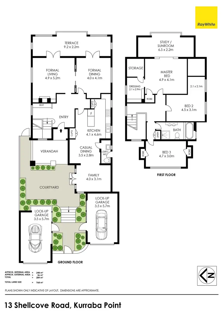 Floorplan of Homely house listing, 13 Shellcove Road, Kurraba Point NSW 2089