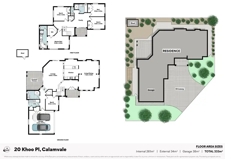 Floorplan of Homely house listing, 20 Khoo Place, Calamvale QLD 4116