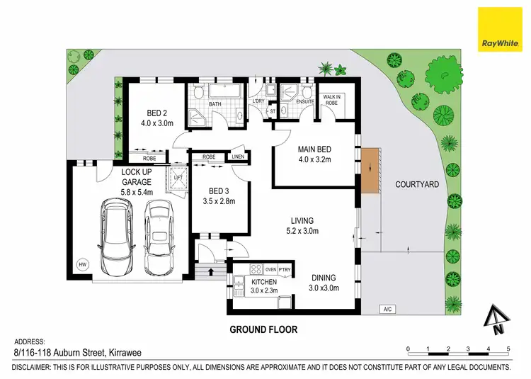 Floorplan of Homely villa listing, 8/116-118 Auburn Street, Kirrawee NSW 2232