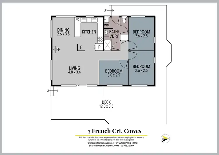Floorplan of Homely house listing, 7 French Court, Cowes VIC 3922