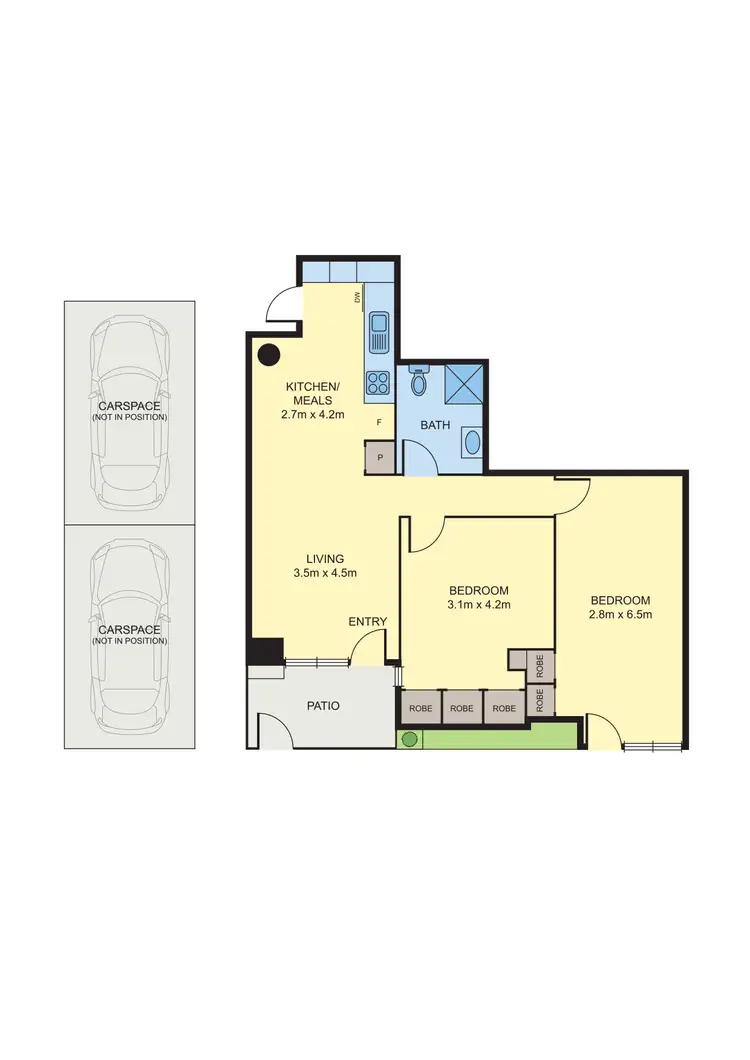 Floorplan of Homely apartment listing, 203 Albert Street, Brunswick VIC 3056