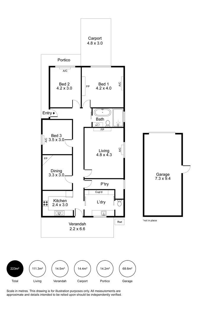 Floorplan of Homely house listing, 30 Peterhead Street, Largs Bay SA 5016