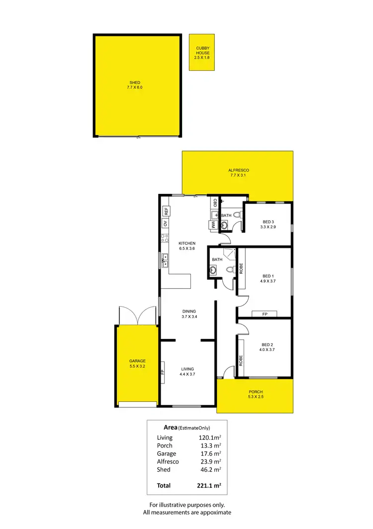 Floorplan of Homely house listing, 36 Arthur Street, Plympton Park SA 5038