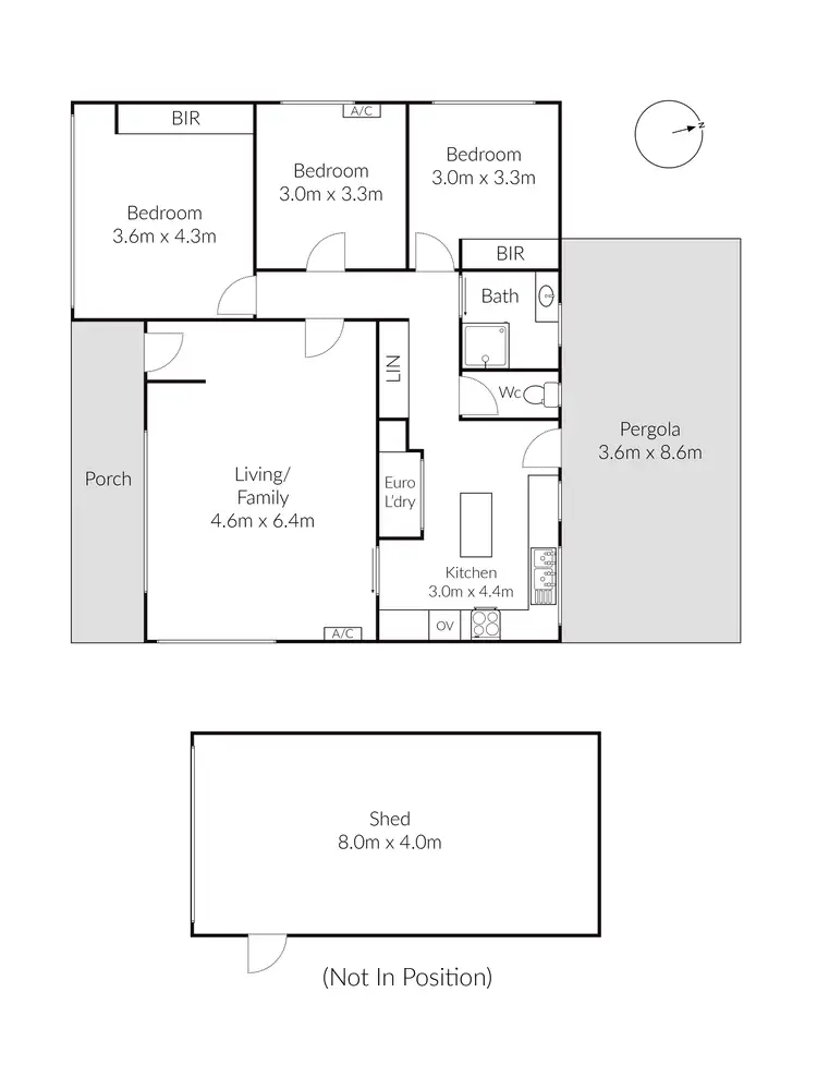 Floorplan of Homely house listing, 24 Georgia Grove, Corio VIC 3214