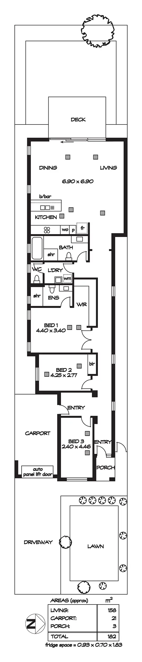 Floorplan of Homely house listing, 44A Brooker Terrace, Richmond SA 5033