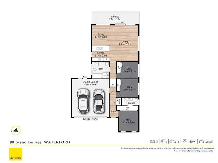 Floorplan of Homely house listing, 98 Grand Terrace, Waterford QLD 4133