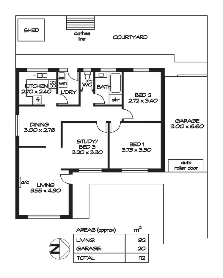 Floorplan of Homely unit listing, 5/50 Douglas Road, Salisbury East SA 5109
