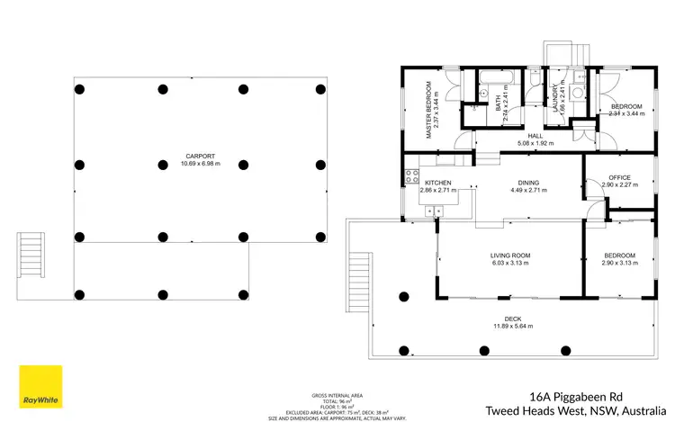 Floorplan of Homely house listing, 16A Piggabeen Road, Tweed Heads West NSW 2485