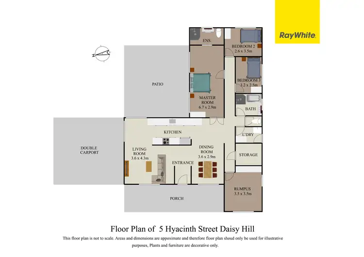 Floorplan of Homely house listing, 5 Hyacinth Street, Daisy Hill QLD 4127