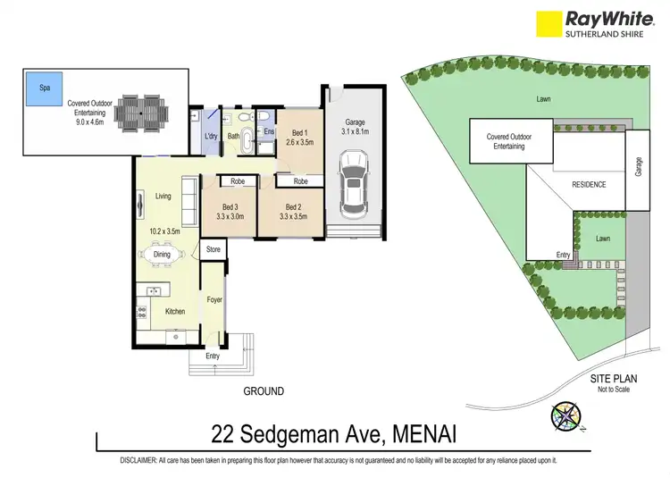 Floorplan of Homely house listing, 22 Sedgeman Avenue, Menai NSW 2234