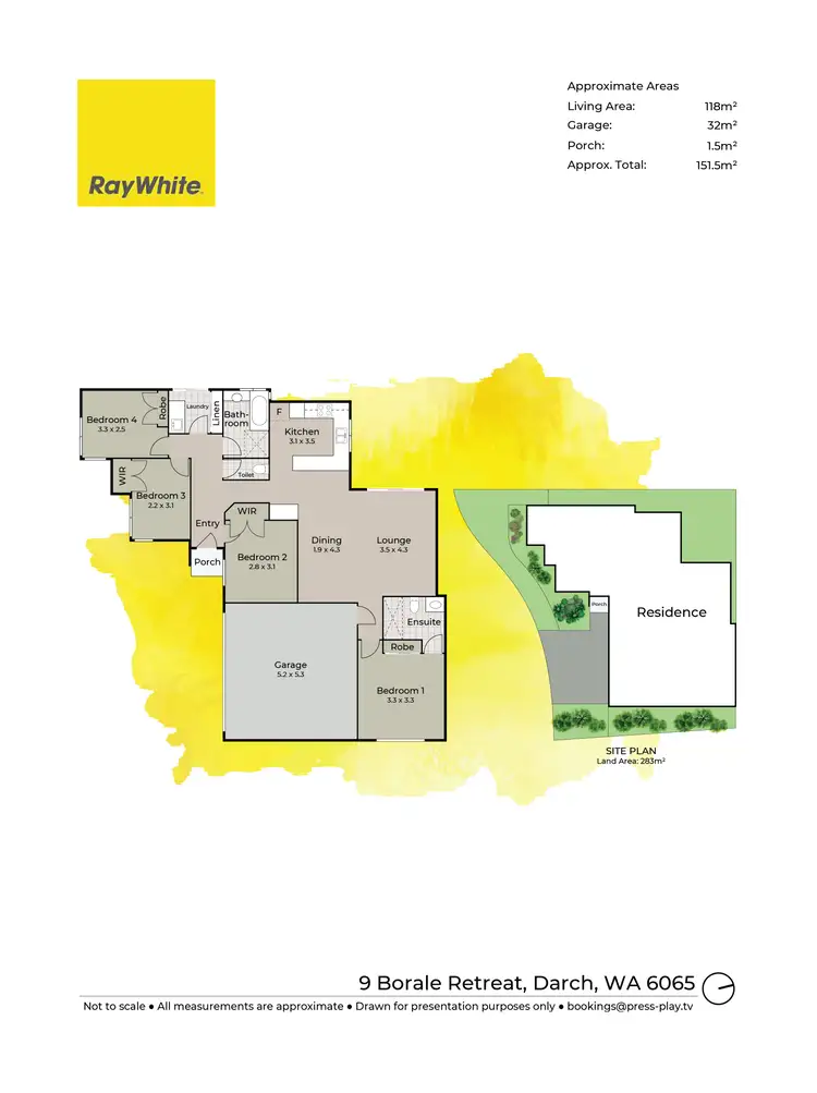 Floorplan of Homely house listing, 9 Borale Retreat, Darch WA 6065