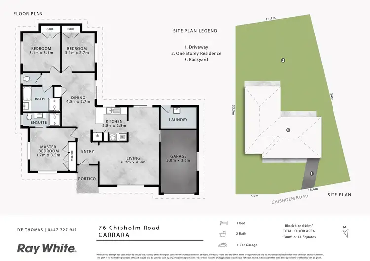Floorplan of Homely house listing, 76 Chisholm Road, Carrara QLD 4211