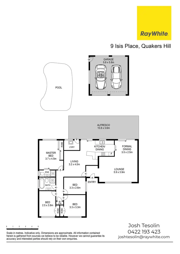Floorplan of Homely house listing, 9 Isis Place, Quakers Hill NSW 2763