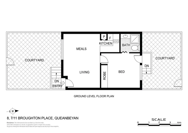 Floorplan of Homely house listing, 8/7-11 Broughton Place, Queanbeyan NSW 2620