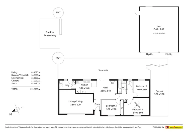 Floorplan of Homely house listing, 25 Willow Avenue, Murray Bridge SA 5253
