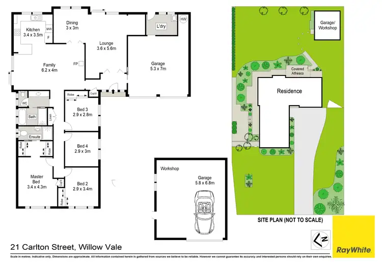 Floorplan of Homely house listing, 21 Carlton Street, Willow Vale NSW 2575