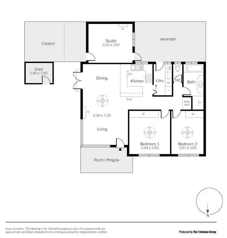 Floorplan of Homely unit listing, 22 Cuthero Terrace, Kensington Gardens SA 5068