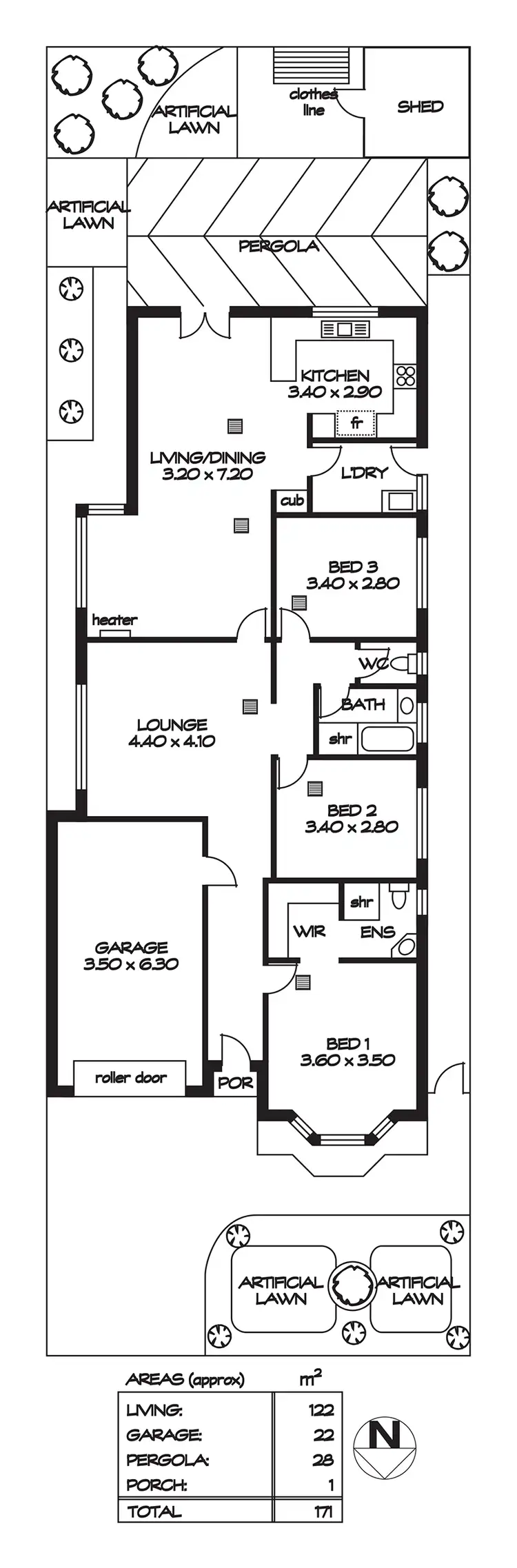 Floorplan of Homely house listing, 7 Claremont Avenue, Oakden SA 5086