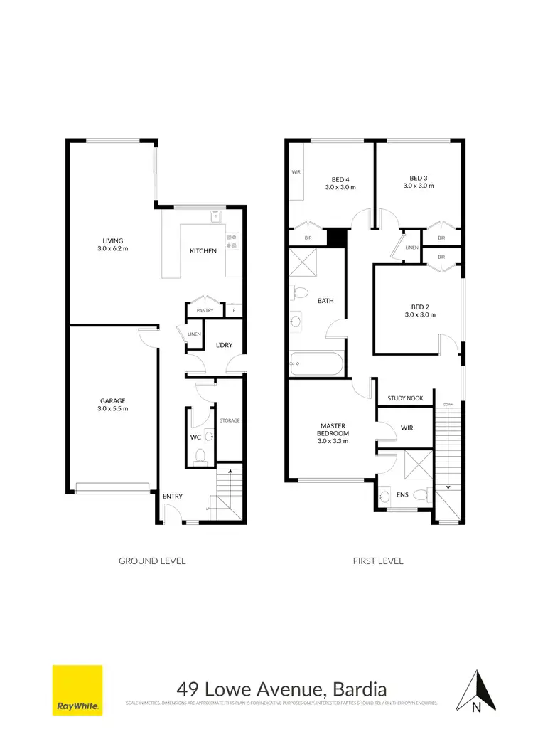 Floorplan of Homely semi-detached listing, 49 Lowe Avenue, Bardia NSW 2565