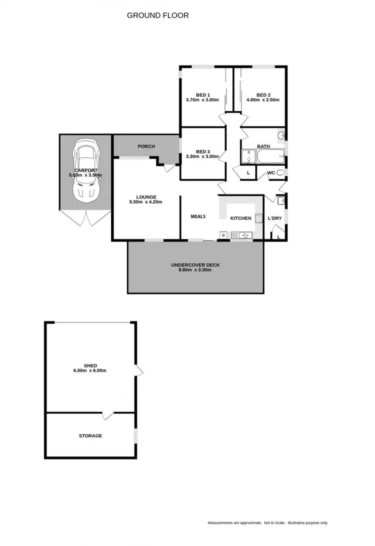 Floorplan of Homely house listing, 358 Cheyenne Drive, Lavington NSW 2641