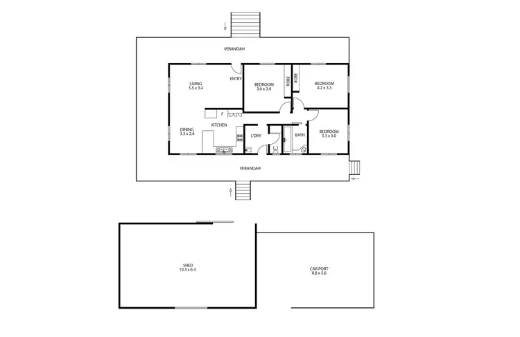 Floorplan of Homely house listing, 28 Claire Lee Crescent, Kingsthorpe QLD 4400